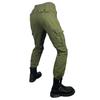 Pantaloni da moto da corsa uomo, pantaloni anti-caduta locomotiva, piedi legati casual multi-tasche da lavoro pantaloni da ciclismo, jeans, ginocchiere