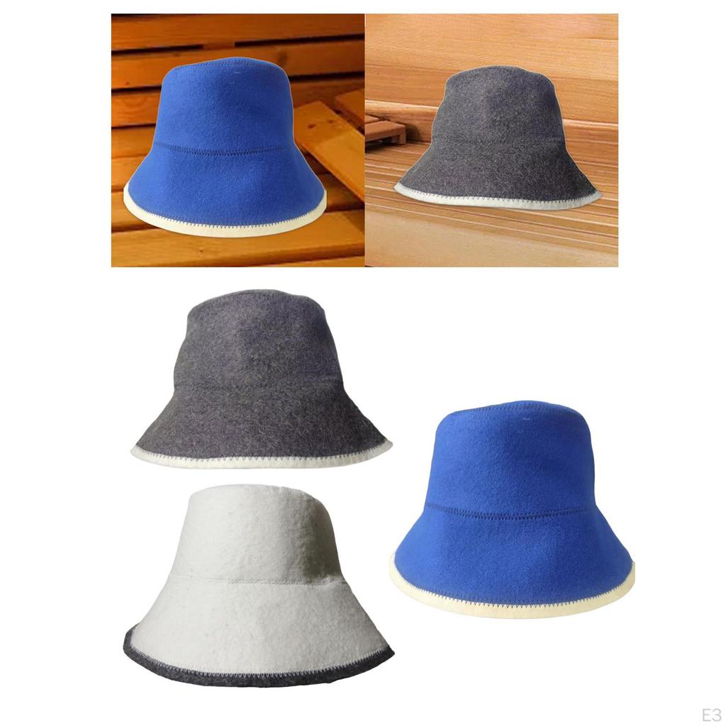 Keps för bastuhatt Värmebeständig filtduk Tillbehör Herr Dam