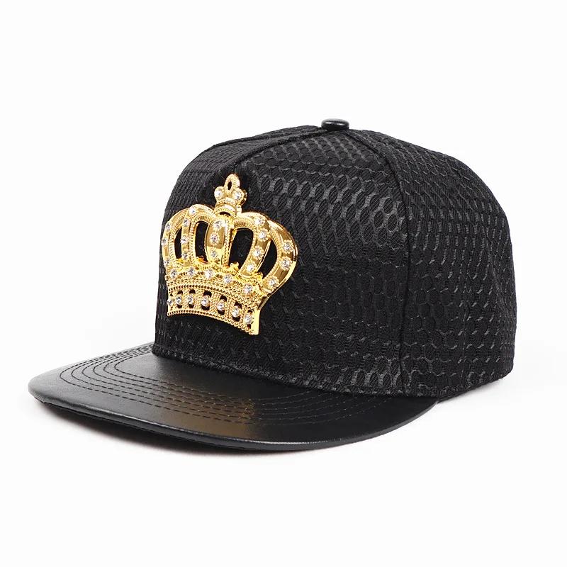Brand Oohmy Street Cap Royal King Crown Baseball Cap Hip-hop Snapback Men Women Boys Girls Hats