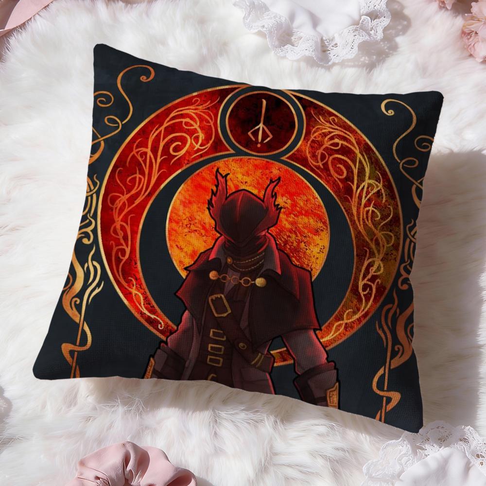 Classic B-BloodborneS Cushion Cover Premium Comfort Reversible Pillow Cove -Two In One Design for Any Room & Car Interior