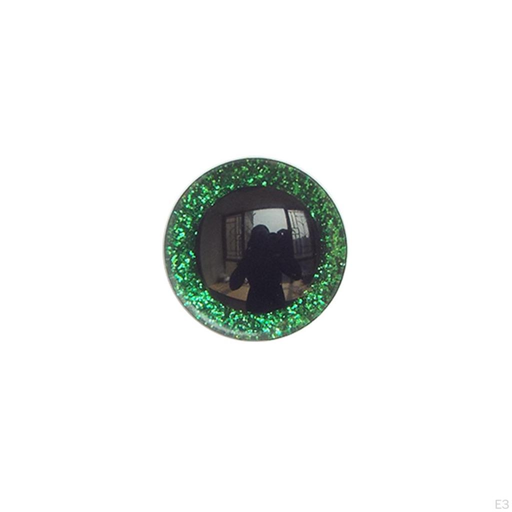 100 Pieces 16 D Glitter Toy for Bear Crochet Puppet Stuffed Doll Making Accessories
