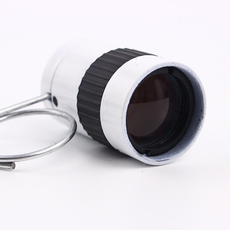 Mini telescop monocular miniatural de buzunar, telescop cu cataramă pentru degete pentru studenți, vânătoare și turism, , 2,5x17,5 mm