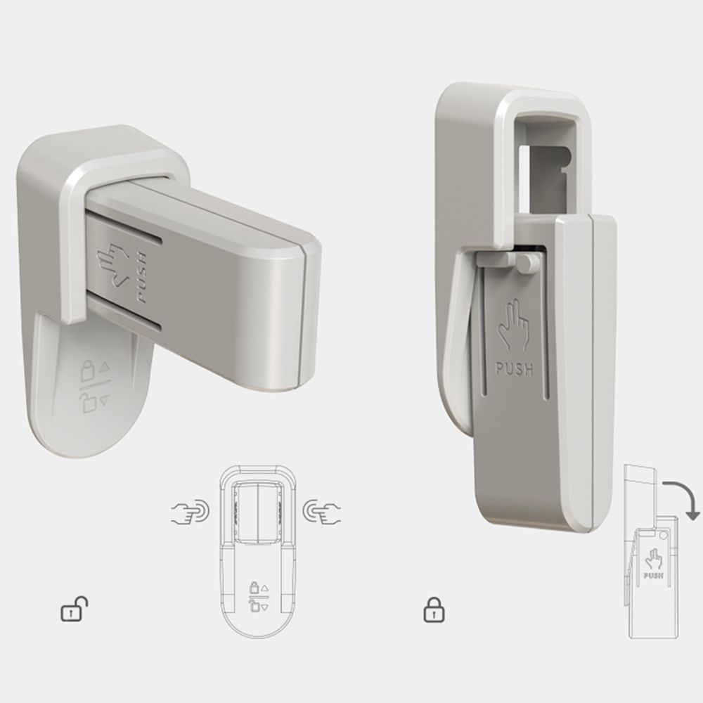 Hand Firm Kids Anti Open Door Lock Door Lever Lock Child Protection Equipment Baby Safety Locks