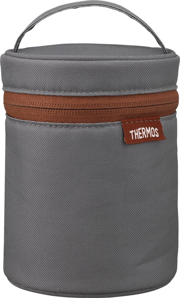 THERMOS Lunch for and Jbj Soup Jar Pouch Bag, Gray, Jbq, Jbk, Jbi, Jbu, (REB-004 GY)
