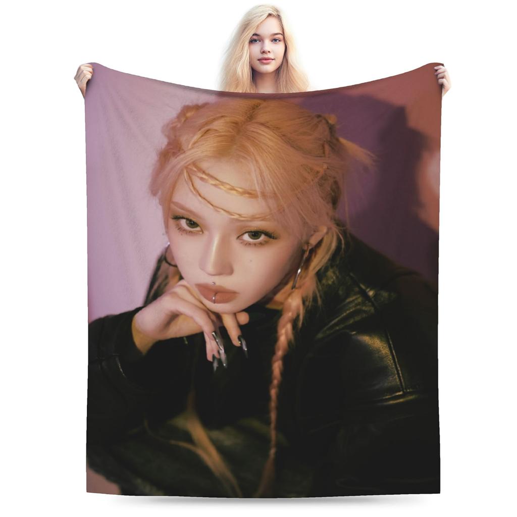 aespas Dirty Work 2025 kpop Blankets Lightweight Thin Fleece Cozy Gift  Throw Blanket Bedspread