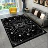 Ouija Tarot sorcellerie gothique tapis, tapis pour salon chambre canapé paillasson décoration, enfants jouent tapis de sol antidérapant