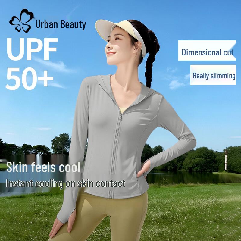 

Dusilir Women s Ice Silk UPF50+ Sun Protection Jacket M