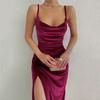 Women's Casual  Fashion Sexy Slim Slit Sling Dress