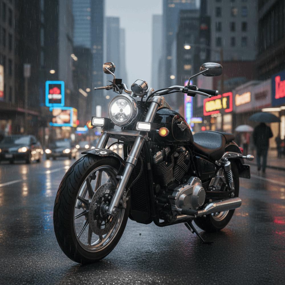 Waterproof Motorcycle Spotlight Two-Color Automotive Headlamps Fog Spotlights Fog Conditions