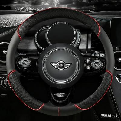 Leather Car Steering Wheel Cover For MINI Cooper R50 R55 R56 F57 Clubman Countryman Clubvan Coupe Auto Accessories