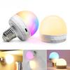 E27 LED-Glühbirne RGB USB-wiederaufladbar 5V-Ladung Intelligente Fernbedienung Campingausrüstung Party Für Zuhause LED-Lampen Lampe