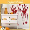 Spur Dekoration Halloween Vinly Aufkleber Blutiger Handabdruck Aufkleber Blutig