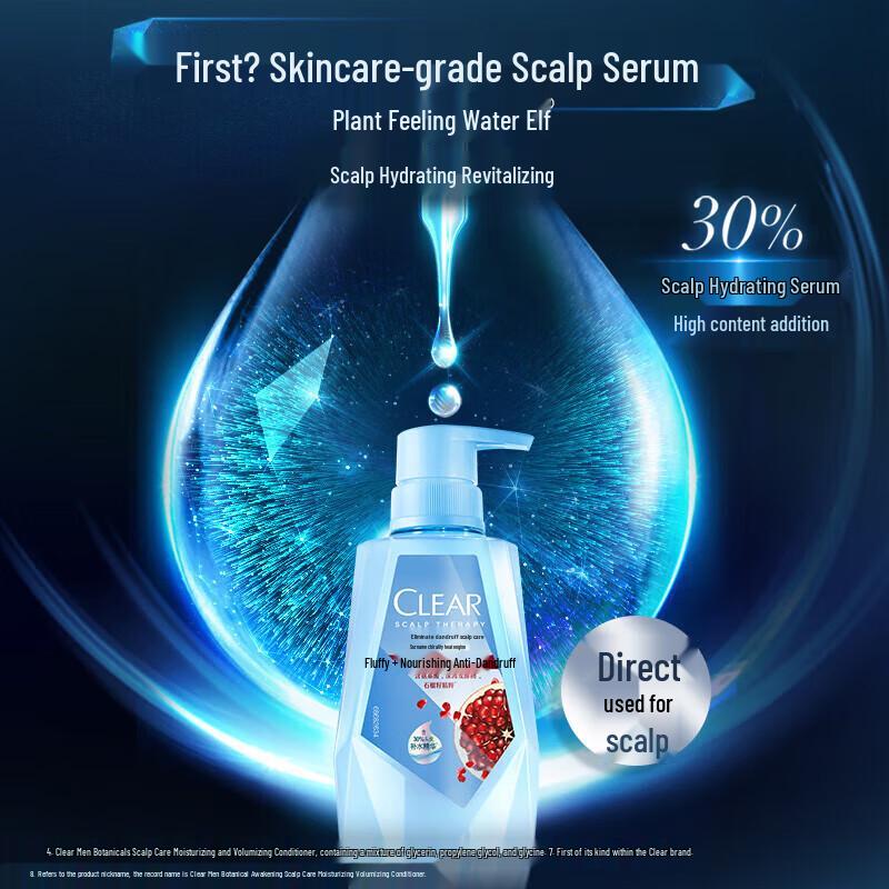 Clear Plant Sense Nourishing Volumizing Anti-Dandruff Shampoo