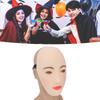 Halbes Gesicht Latex Frauen Gesicht Realistisch Weich Dehnbar Augenlöcher Latex Menschliches Weibliches Gesicht für Cosplay Party Crossdressing