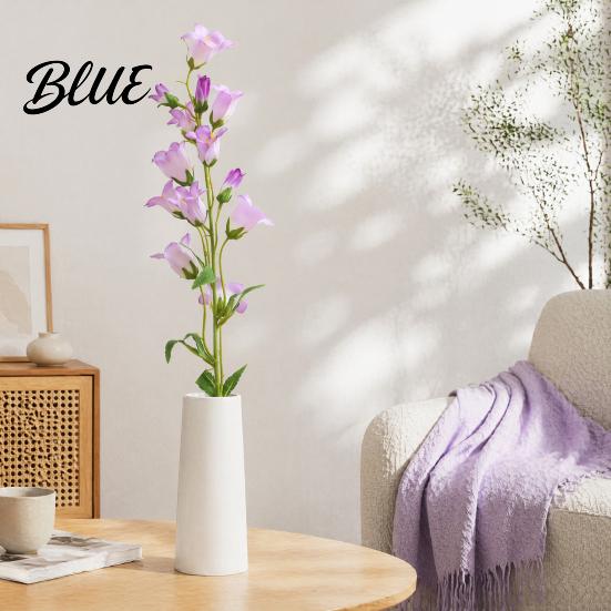 Faux Floral Decor for Photography Artificial Lily of The Valley Flowers Realistic Bellflower Bouquet Wedding Table Centerpieces And Arrangements,