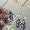 Twinkles Frosteds Florals Ear Jewelry For FreeClip Rotatable Charm Accessories Electroplated Design Firm Attachment