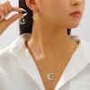 Elegantes Mond- und Sonnenanhänger-Schlüsselbein-Kette für Damen - Hochwertiger europäischer und amerikanischer Stil Schmuck