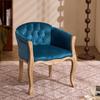 Massivholz-Freizeitstuhl im antiken Stil für Arbeitszimmer, Esszimmer, Schreibtisch oder Balkon - Europäisches & Amerikanisches Design