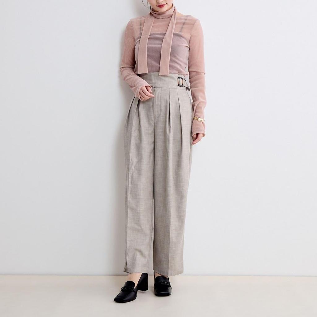 HIMIKO / Himiko / Chain Motif Heel Loafers / 641324 Black 240