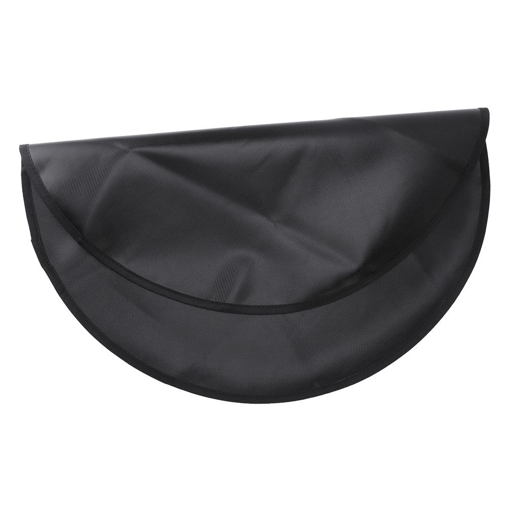 Covoraș rotund de 36 de inci pentru exterior, sub grătar, rezistent la foc, pad pentru grătar, rezistent la ulei, impermeabil, rezistent la căldură, pentru interior, covoraș pentru vatră