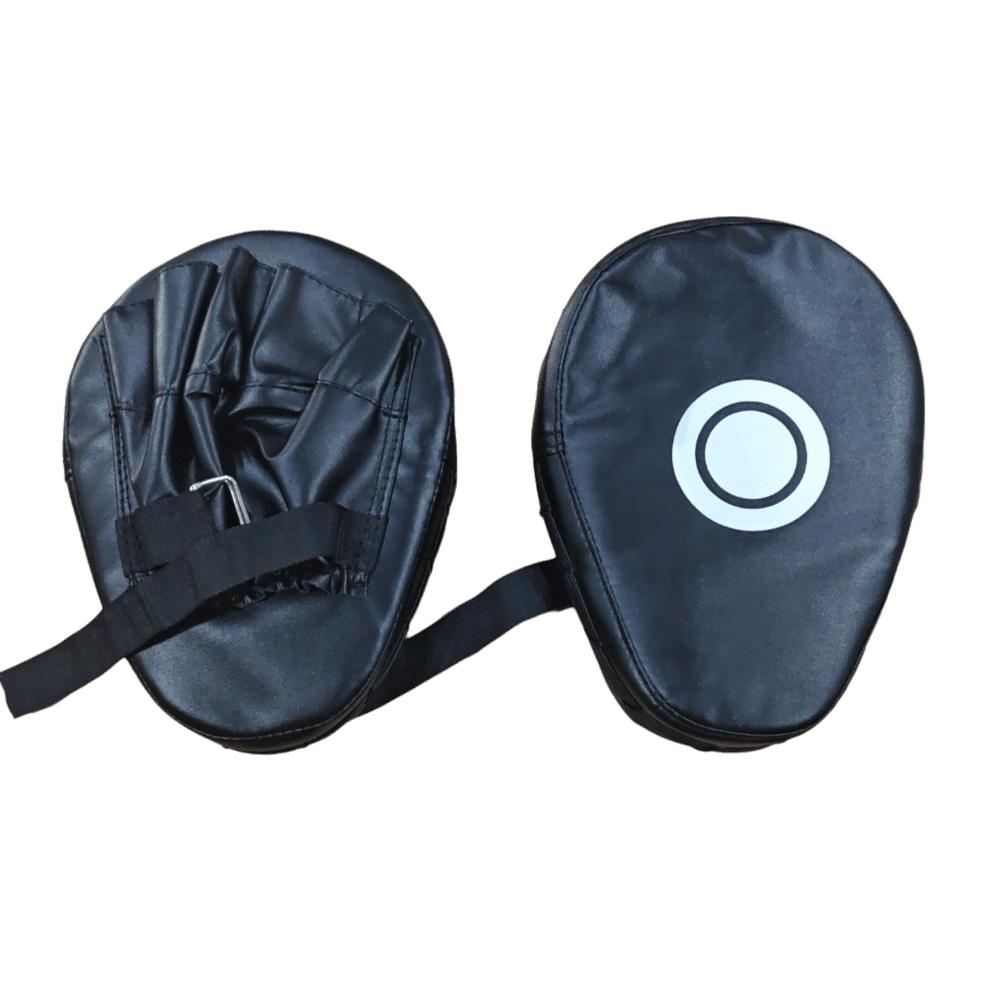2pcs Separate Fingers Punching Mitts PU Leather Training Mitts Boxing Hand Pads  Boxing Practice чёрный