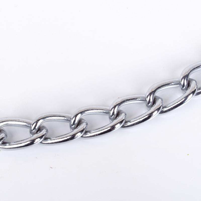 Dog Chain Dog Leash Twisted Dog Metal Iron Traction Pet Traction Leash Foam Handle Pet Traction Chain