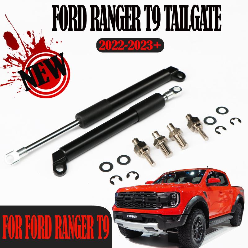 Tlumič pro asistované zvedání pátých dveří pro 22-25 Ford Ranger T9 Upgrade Pomalé zavírání pátých dveří Pružinová vzpěra Černá