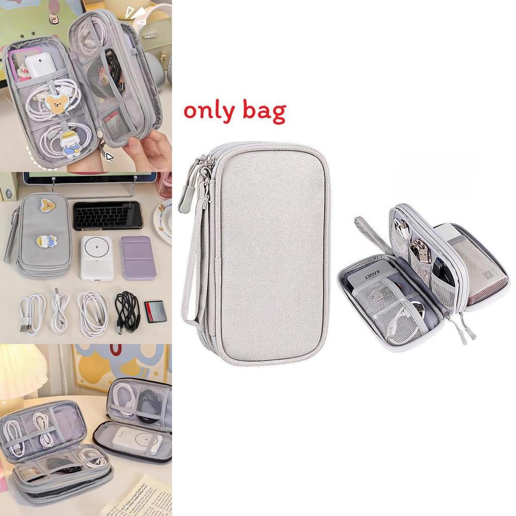 Travel Power Bank Cable Organizer With Minimalist Design For Portable Electronics