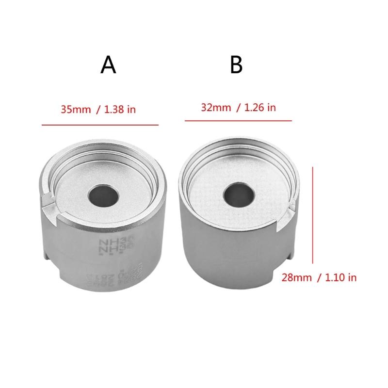 Multipurpose Watchmaker Tool with Alloy Steel Base Movement Seat Suitable for Professional Watch Repair and Assembly