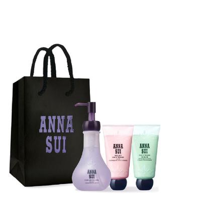 Anna Sui Clearing Oil & Milky Foam & Face Scrub Set (+Shopping Bag)