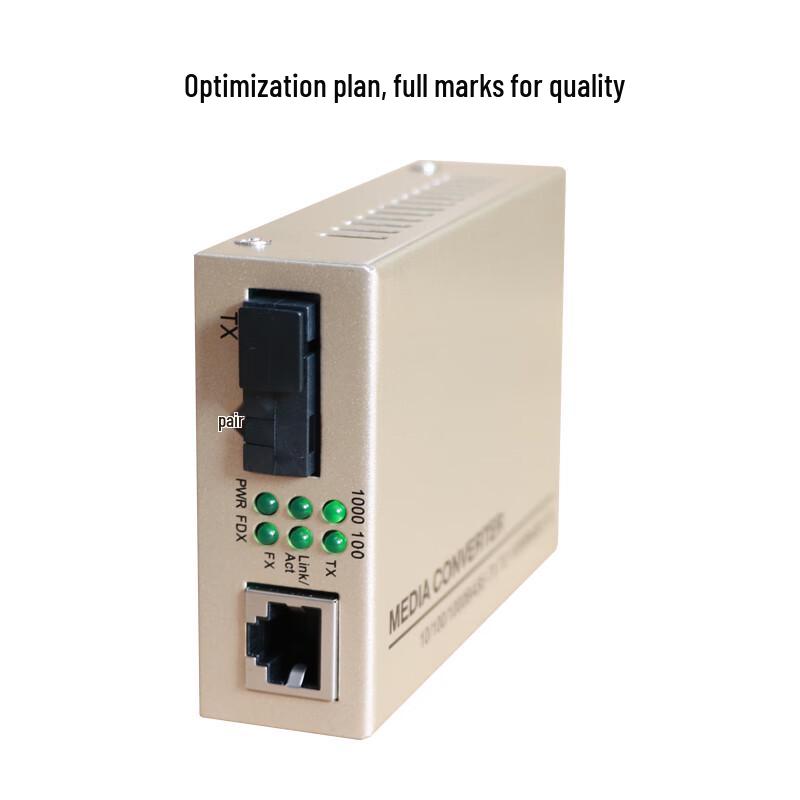 Telecom-Grade Fiber Optic Media Converter