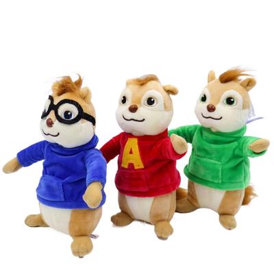 18cm Gioco Alvin and The Chipmunks Peluche Kawaii Soffici Chipmunks Animali di Peluche Bambini Regalo di Natale