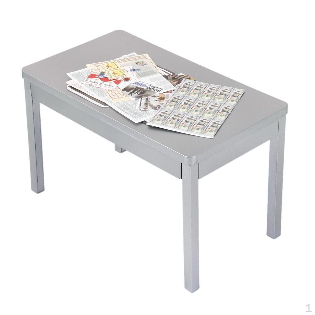 

1/6 Silver Table for 12 Soldiers Action Figure