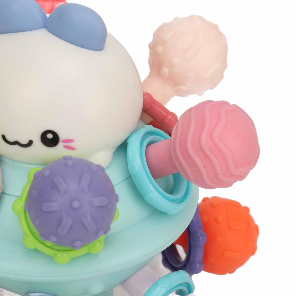 Jormftte Baby Sensory Toy, Silicone Teething Ball, Tactile Training Toy, 156g, Safe & Non-Toxic