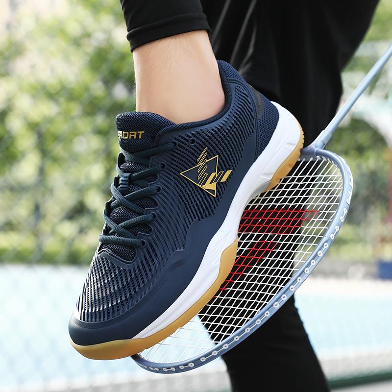 Pánské a dámské badmintonové boty kurt sportovní hřiště trénink Profesionální prodyšná tenisová obuv pro muže a ženy Venkovní módní tenisky