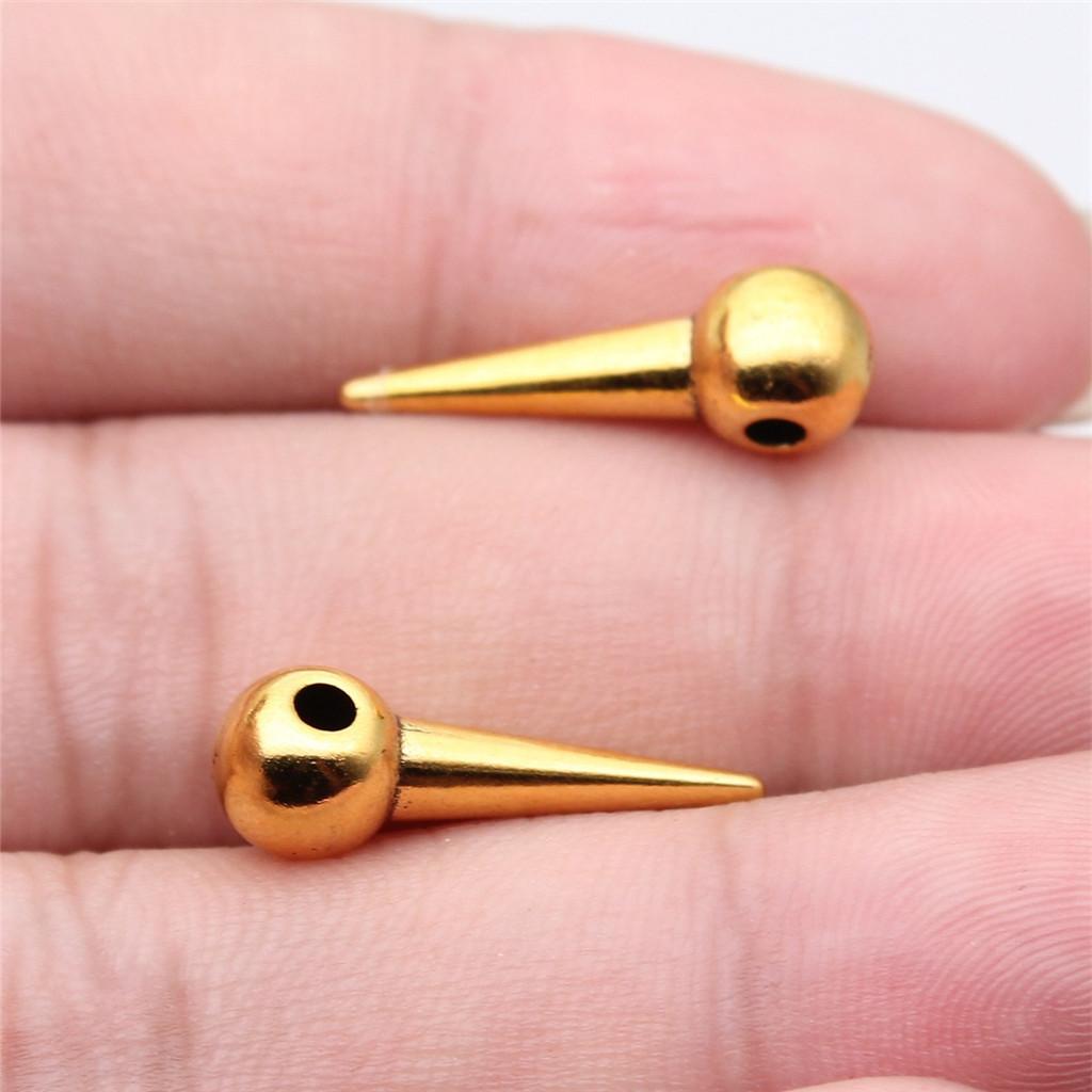 Accessories Parts Cone Shape Pendant End Beads Vintage Jewelry Supplies SA051