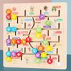 Manipulation Board Maze Pedagogical Educational Math Game 4yr Old Learning Letters Kids Wooden Number Autism Toys for Boys Girls