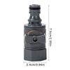 3/4inch Hose Adapter Quick Connector Coupling Joint Extender Connection Repair for Garden Irrigation Tubing Stop Adapter