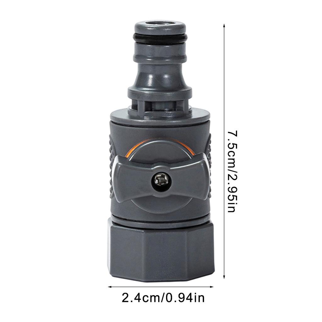 3/4inch Hose Adapter Quick Connector Coupling Joint Extender Connection Repair for Garden Irrigation Tubing Stop Adapter