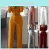 Stilvoller Damen Trainingsanzug Cropped Top und Hose Set Bequeme Loungewear Kollektion Größe 6-18