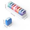 Colorful German & French Teacher Stamps Set - 8 Motivational and Encouraging Designs for Classroom & Homework