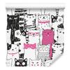 Cartoon Kittens Wallpaper for Living Room and Bedroom 50x1000