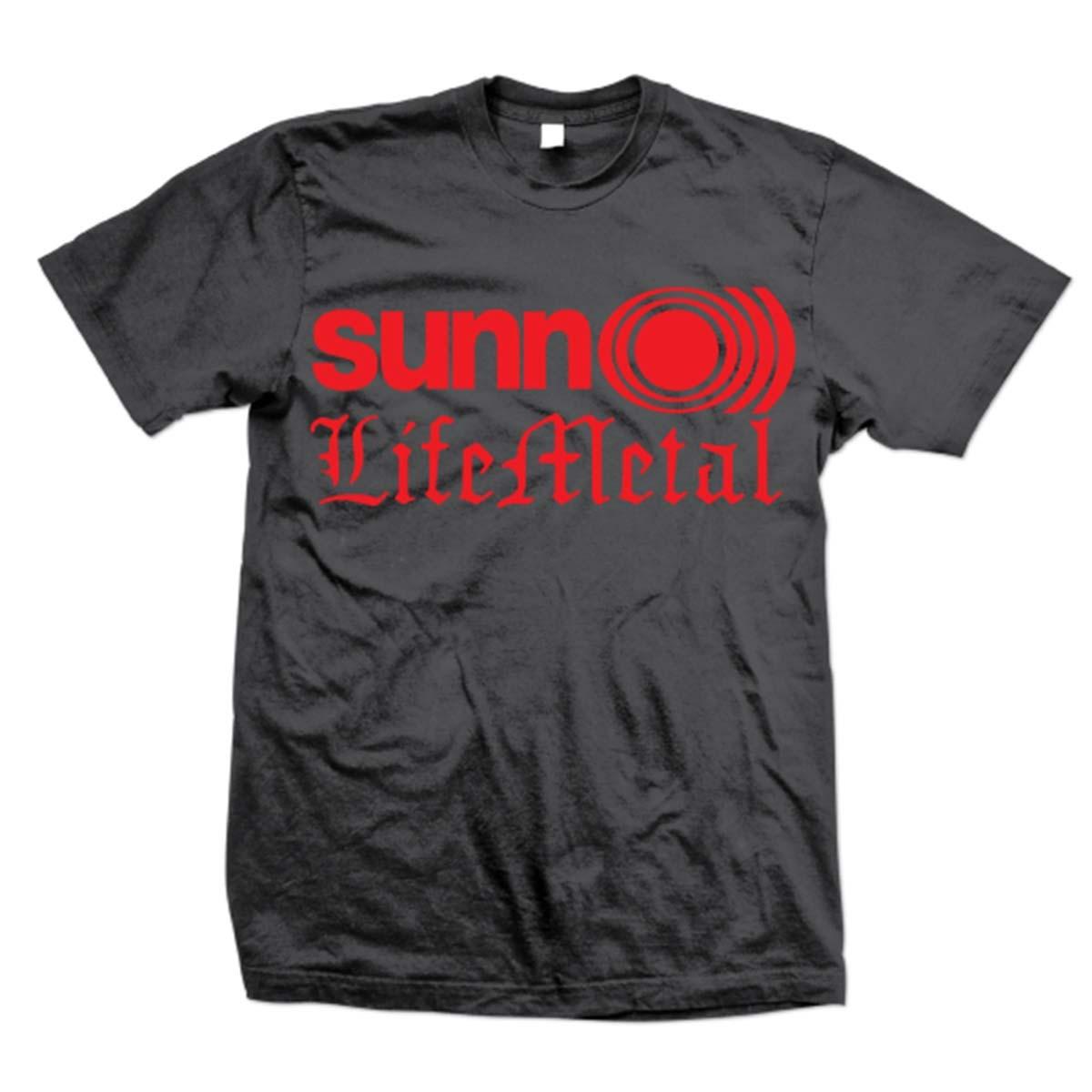 

Men s Sunn O))) Life Metal Logo shirt Slim Fit T-Shirt Mens Womens Tees Top Black 4XL