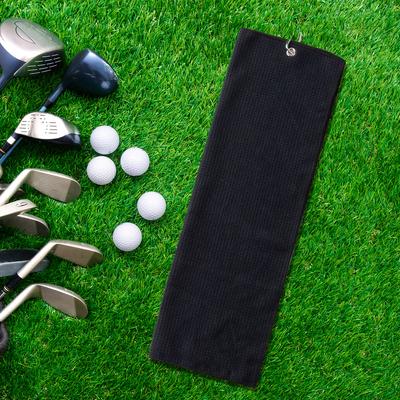 Balls Hands Cleaning Towel Pool Accessories Golf Towel Waffle Cycling Sports Running Yoga Fitness Towels with Buckle