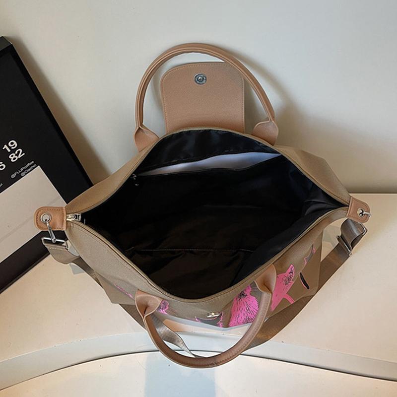 Women Crossbody Bag Shoulder Bag Cat Print Travel Cute Creative Student School Bag Travel Simple Fashion Travel Bag