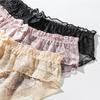 Sexy Open Lace Panties Transparent Bow Low Waist Breathable Underpants194