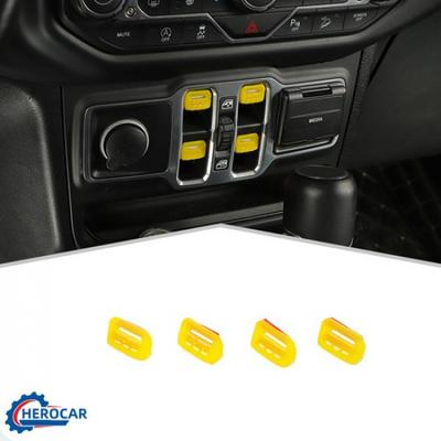 Fensterheber Schalter Knopf Abdeckung Zierleiste Für Jeep Wrangler JL Gladiator JT 18+