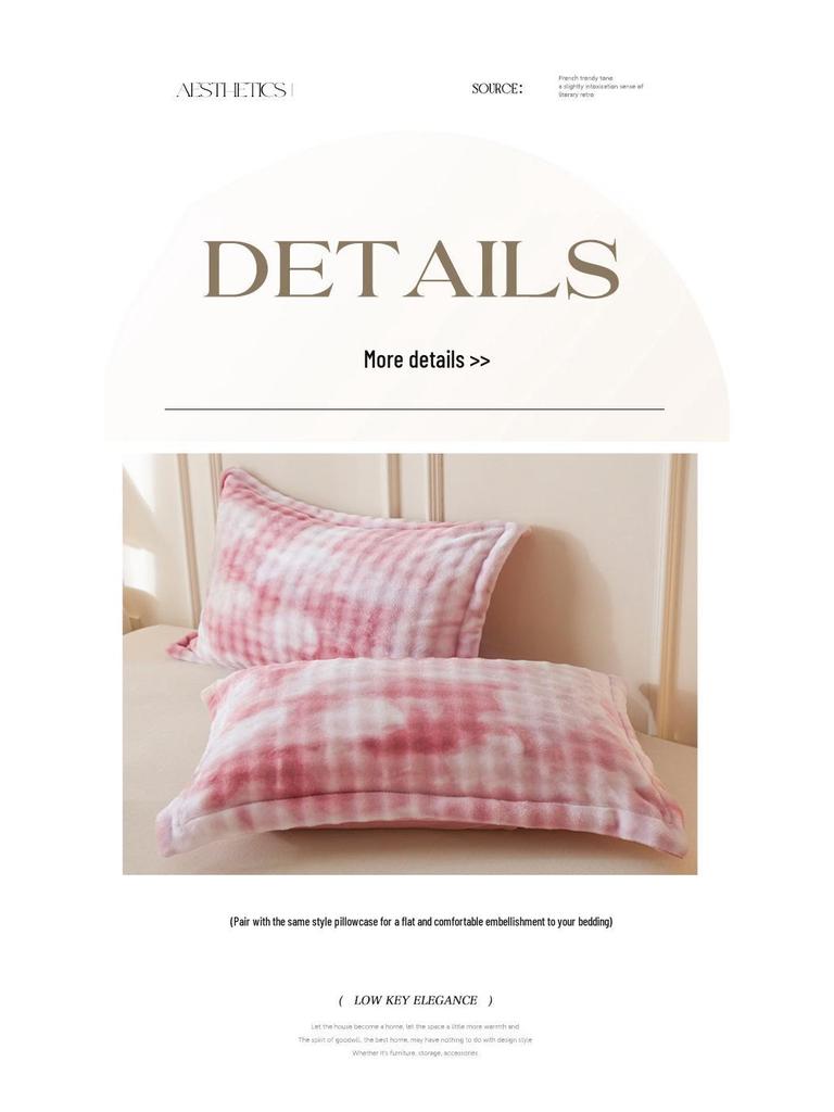 2025 Thickened Milk Velvet Winter Comforter - Warm Coral Fleece Quilt for Double Bed