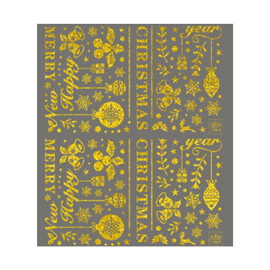 Electrostatic Glass Stickers On Christmas  And Christmas Stickers On Walls