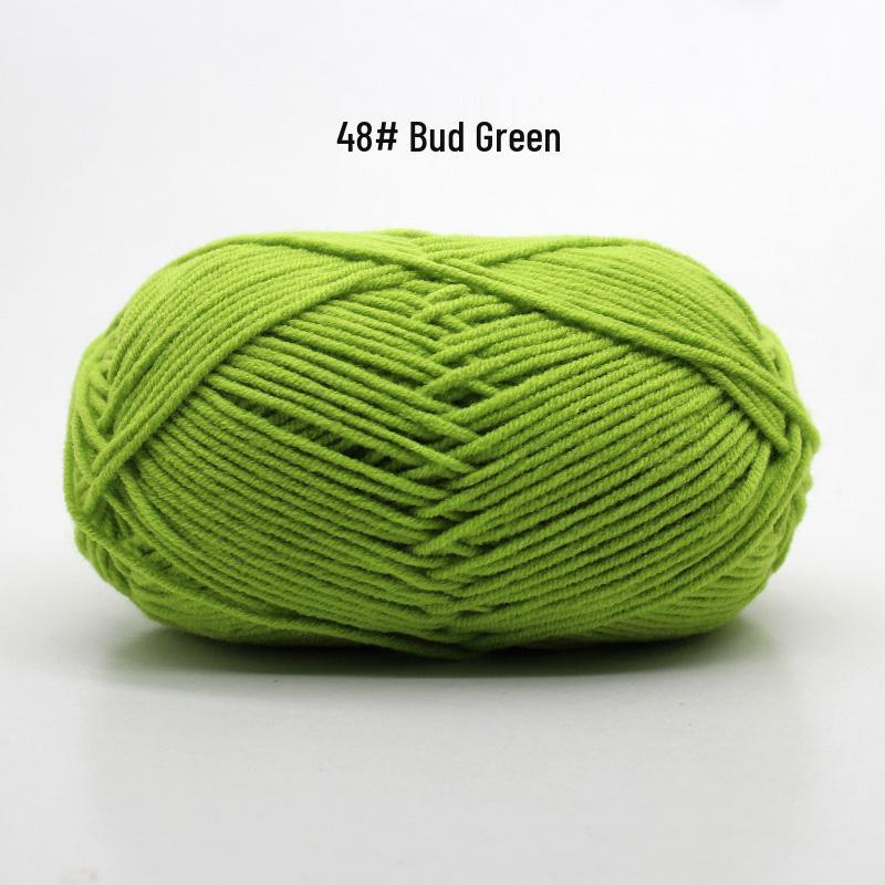 Medium Thick Handmade Cotton Baby Yarn for Knitting, Crochet, and DIY Projects
